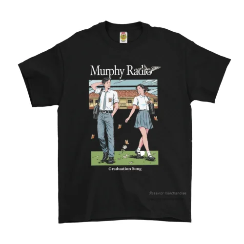 ORIGINAL T SHIRT MURPHY RADIO - GRADUATE BLACK RELEASE BY LISENSSSIAL