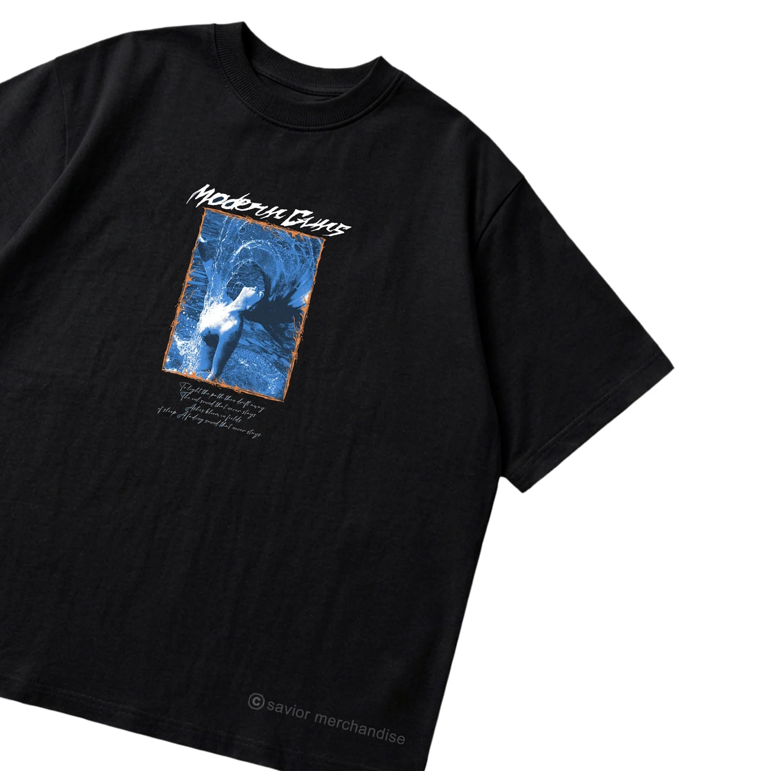 ORIGINAL T SHIRT MODERN GUNS - ANGEL BLACK RELEASE BY OFFICIAL - Image 4