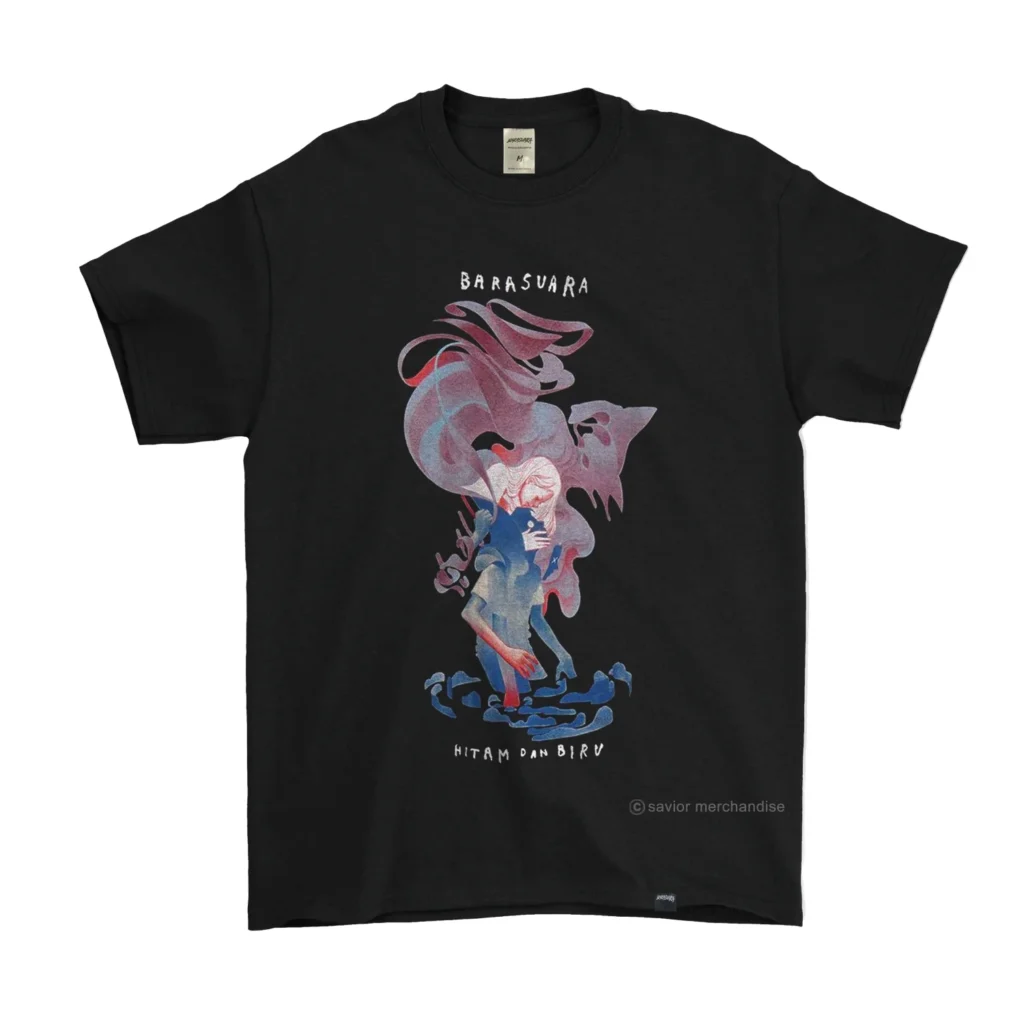 ORIGINAL T SHIRT BARASUARA - HITAM & BIRU RELEASE BY OFFICIAL