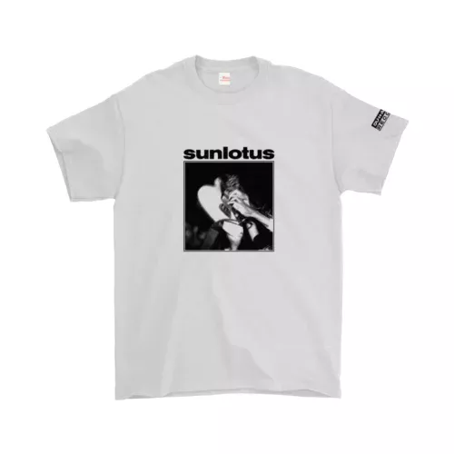 ORIGINAL T SHIRT SUNLOTUS - SAVED WHITE RELEASE BY OUTTASIGHT