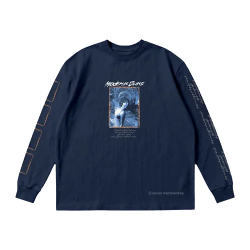 ORIGINAL LONGSLEEVE MODERN GUNS - ANGEL NAVY RELEASE BY OFFICIAL