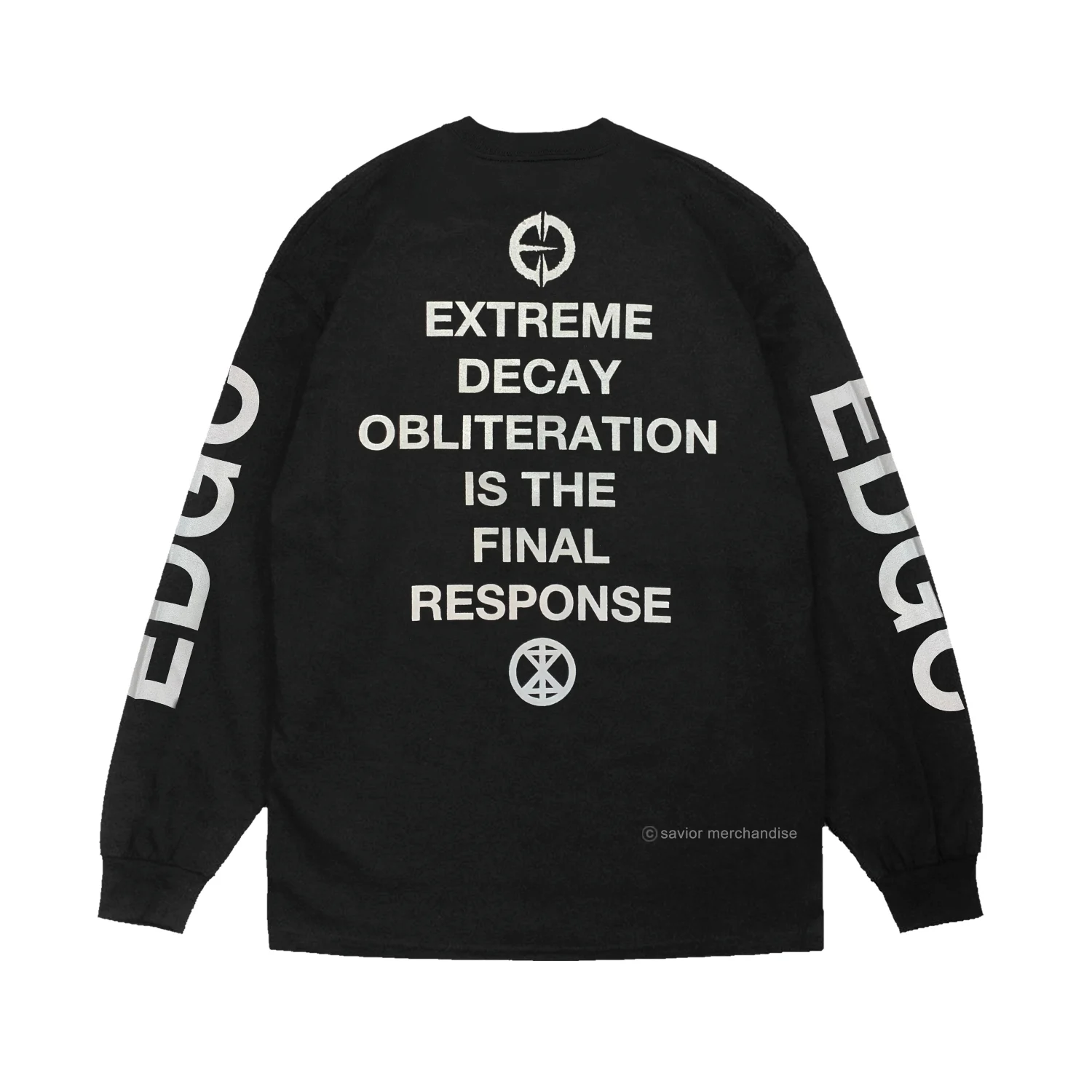 ORIGINAL LONGSLEEVE EXTREME DECAY - EDGC BLACK RELEASE BY OFFICIAL - Image 2