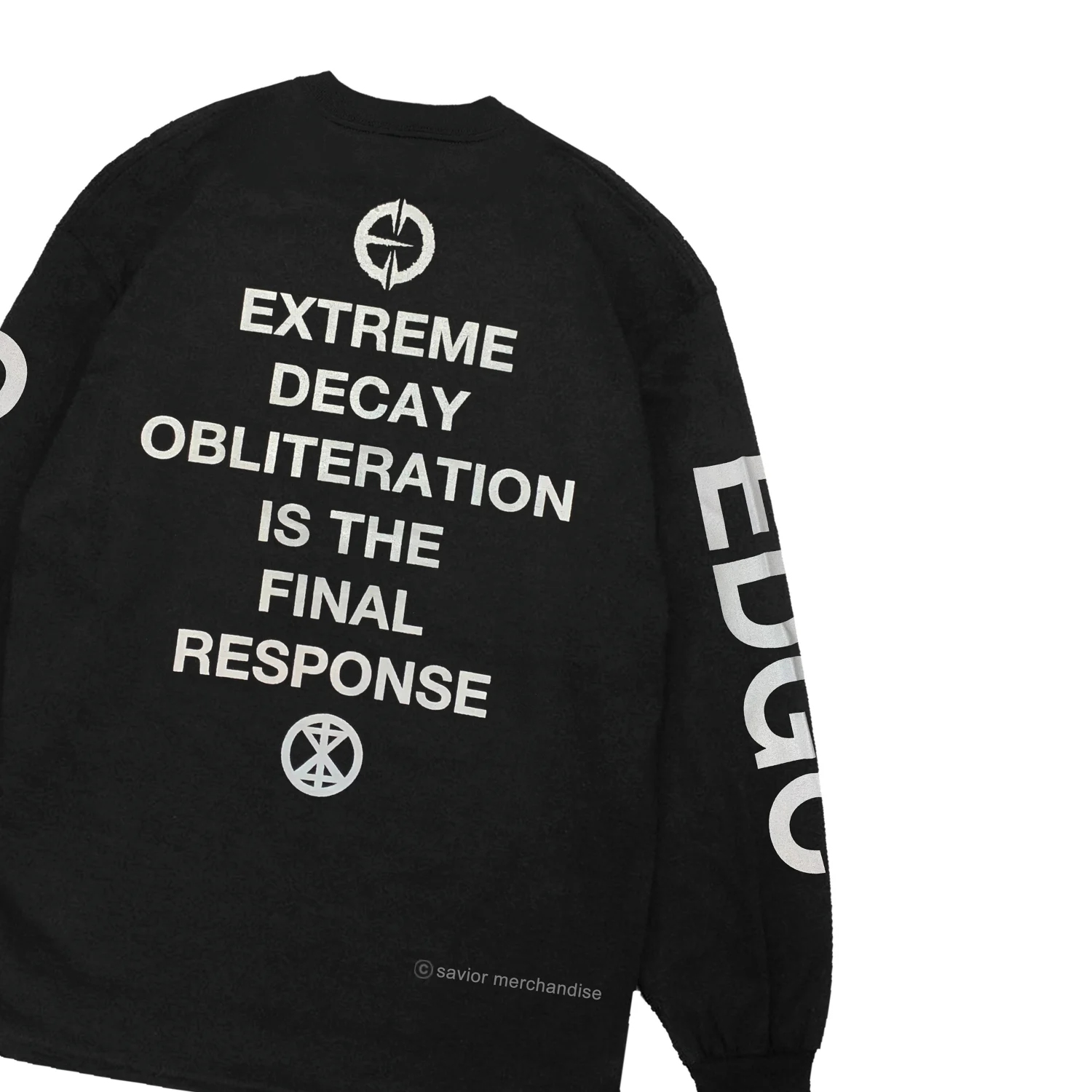 ORIGINAL LONGSLEEVE EXTREME DECAY - EDGC BLACK RELEASE BY OFFICIAL - Image 4