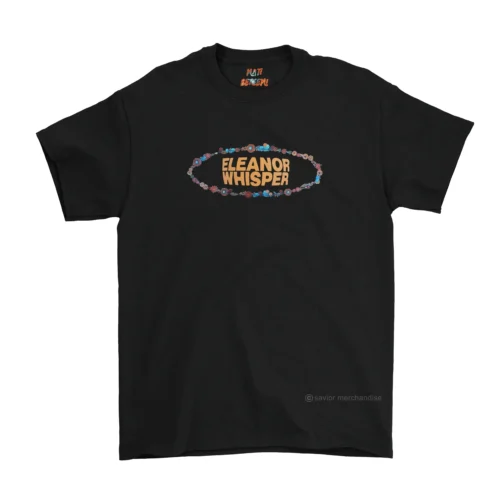 ORIGINAL T SHIRT ELEANOR WHISPER- FLOWER BLACK RELEASE BY OFFICIAL