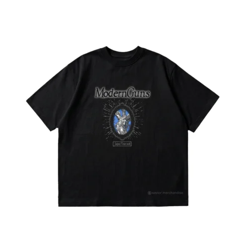 ORIGINAL T SHIRT MODERN GUNS - JAPAN TOUR BLACK RELEASE BY OFFICIAL