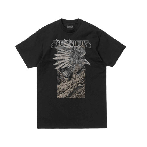 T SHIRT BESIDE SPIRIT IN BLACK