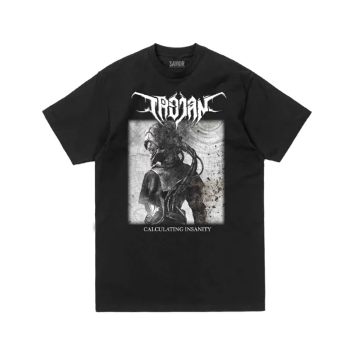 ORIGINAL T SHIRT TROJAN CALCULATING RELEASE BY : SAVIOR MERCH