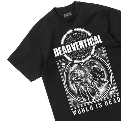 ORIGINAL T SHIRT DEAD VERTICAL WORLD OF DEAD RELEASE BY : SAVIOR MERCH