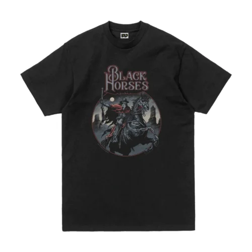 ORIGINAL T SHIRT BLACK HORSES - DEAD COWBOY RILIS BY PLP