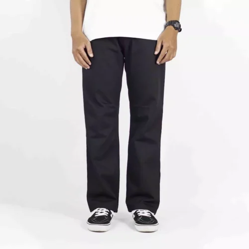 CHINOS PANTS STRAIGHT FIT CULTURE AMERICAN TWILL - POCKET RED