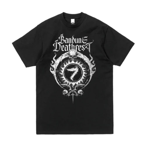 ORIGINAL T SHIRT BANDUNG DEATH FEST - VOL 7 BLACK AND WHITE