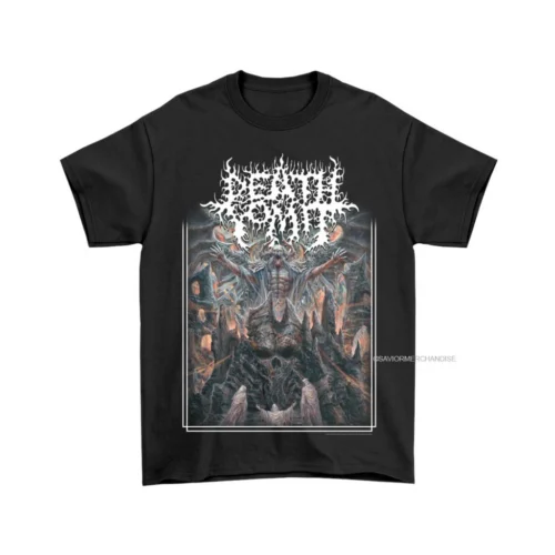 ORIGINAL T SHIRT DEATH VOMIT - INFERNAL DOMINION RILIS BY SAVIOR MERCHANDISE