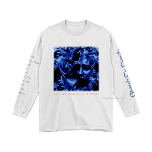 ORIGINAL LONGSLEEVE BLEACH TO DEATH - BELIEFS WHITE REALESE BY OFFICIAL