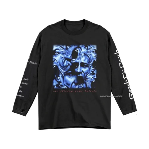 ORIGINAL LONGSLEEVE BLEACH TO DEATH - BELIEFS BLACK REALESE BY OFFICIAL