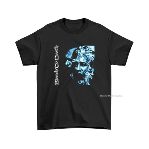 ORIGINAL T SHIRT BLEACH TO DEATH - BELIEFS BLACK REALESE BY OFFICIAL