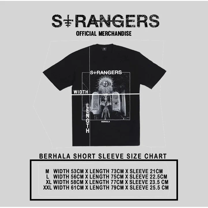 (PRE ORDER) ORIGINAL T SHIRT STRANGERS - PELAKHAR RILIS BY BAND - Image 7