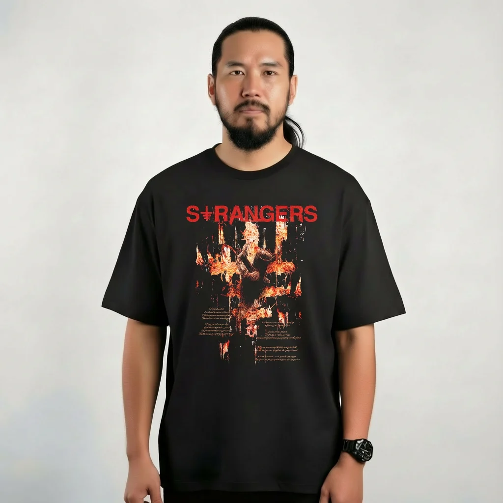 (PRE ORDER) ORIGINAL T SHIRT STRANGERS - PELAKHAR RILIS BY BAND - Image 5