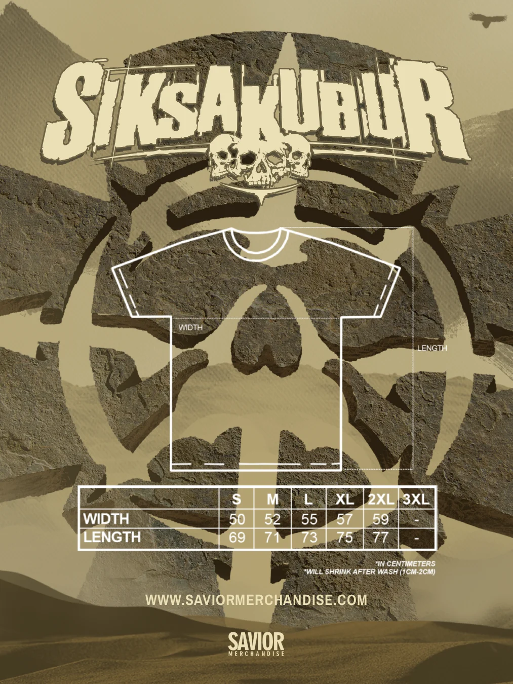 ORIGINAL T SHIRT SIKSAKUBUR - 30 YEARS OF MADNESS RILIS BY SAVIOR MERCHANDISE - Image 7