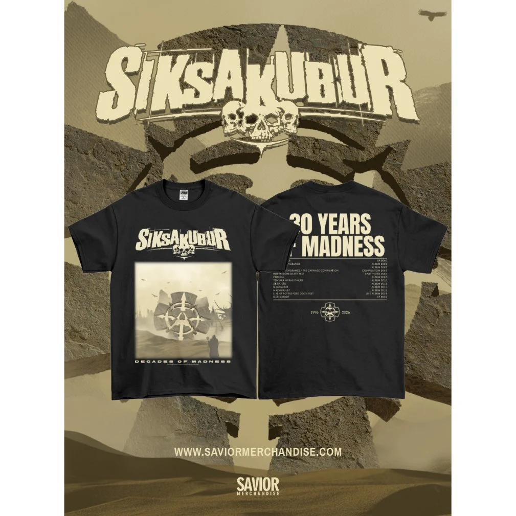 ORIGINAL T SHIRT SIKSAKUBUR - 30 YEARS OF MADNESS RILIS BY SAVIOR MERCHANDISE - Image 6